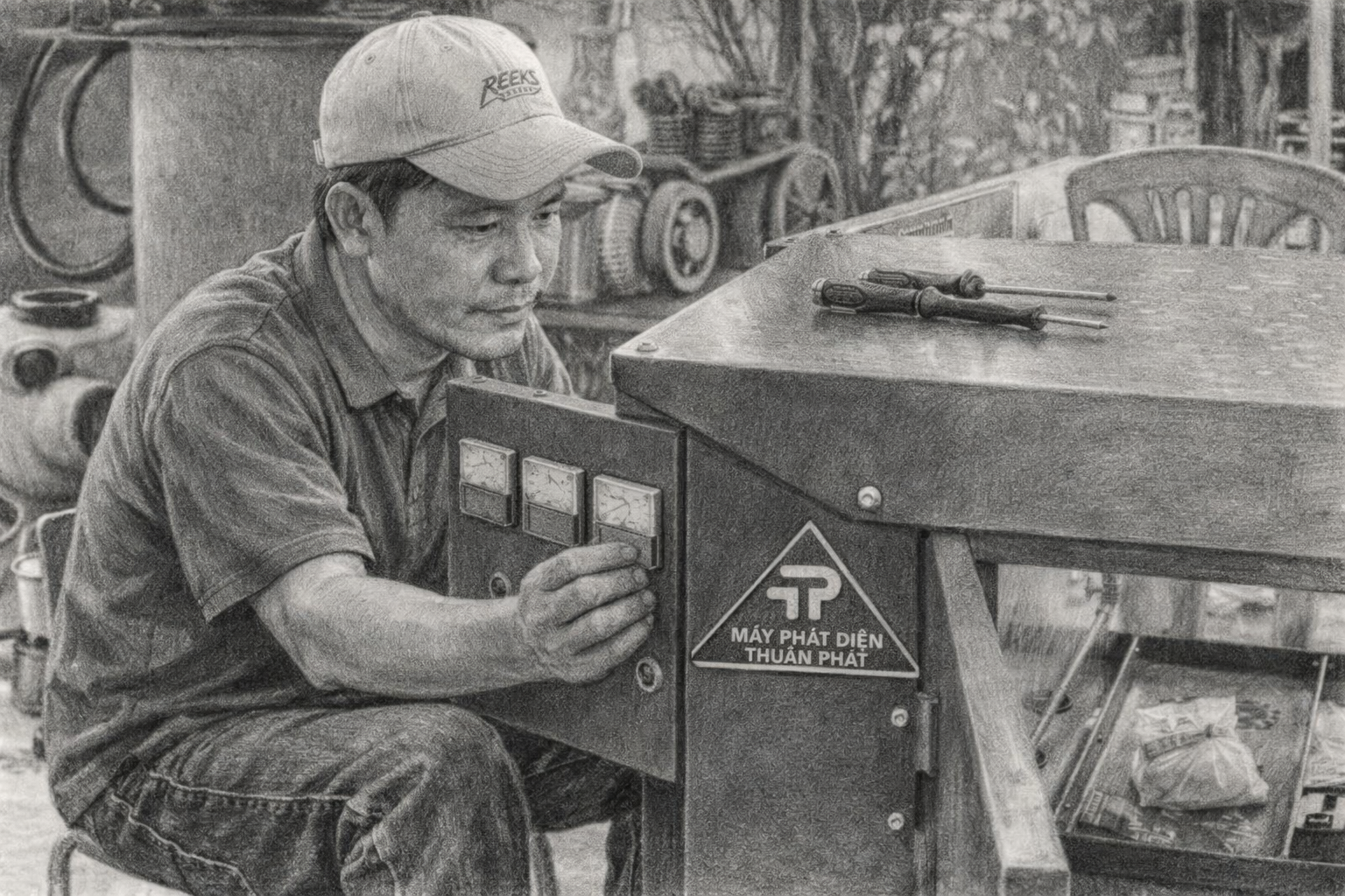 Kiểm tra vận hành máy phát điện