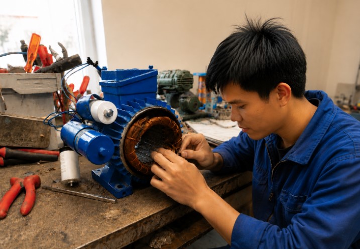 chuyen gia máy phát điện những ngày đầu tiếp xúc với kỹ thuật